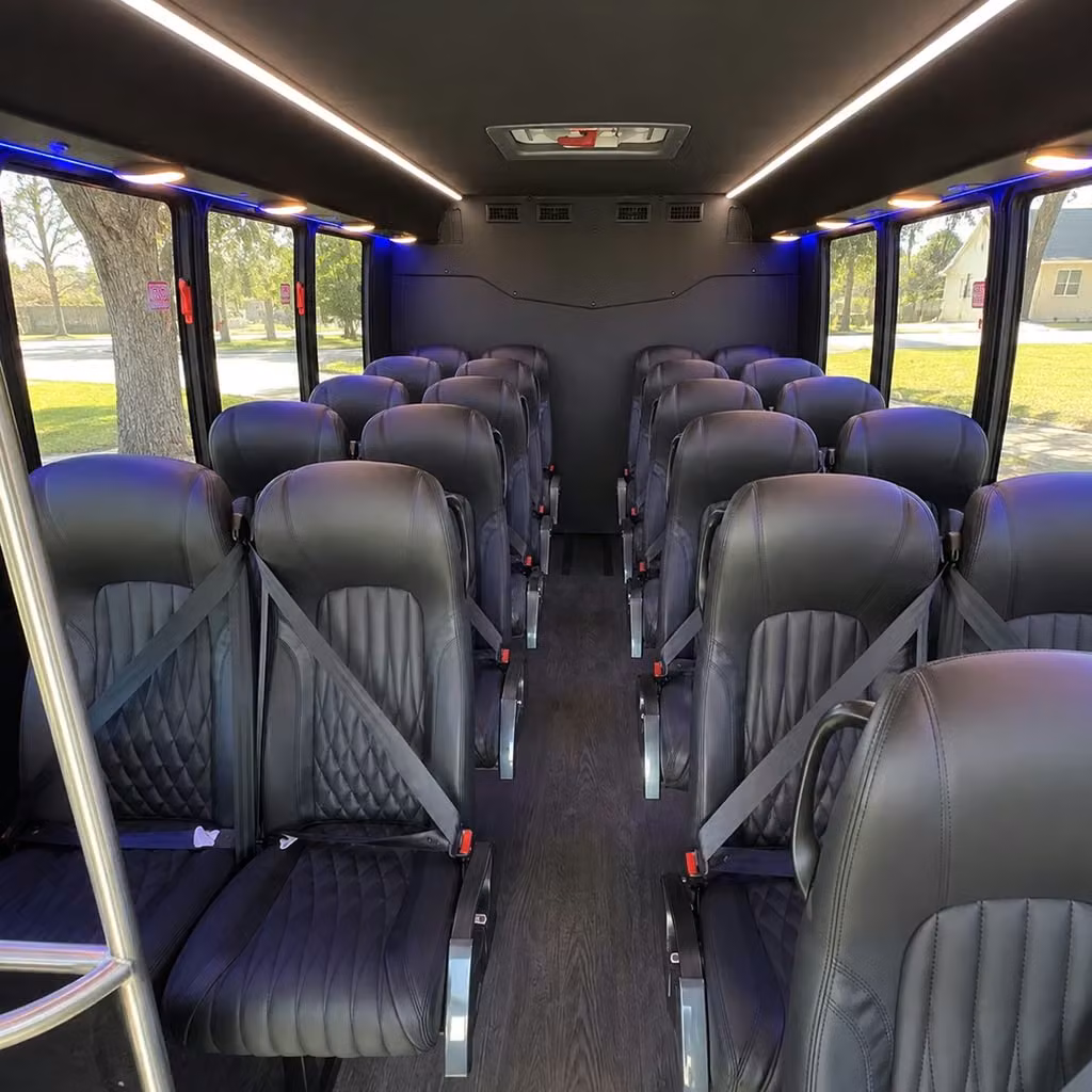 35 passenger minibus interior