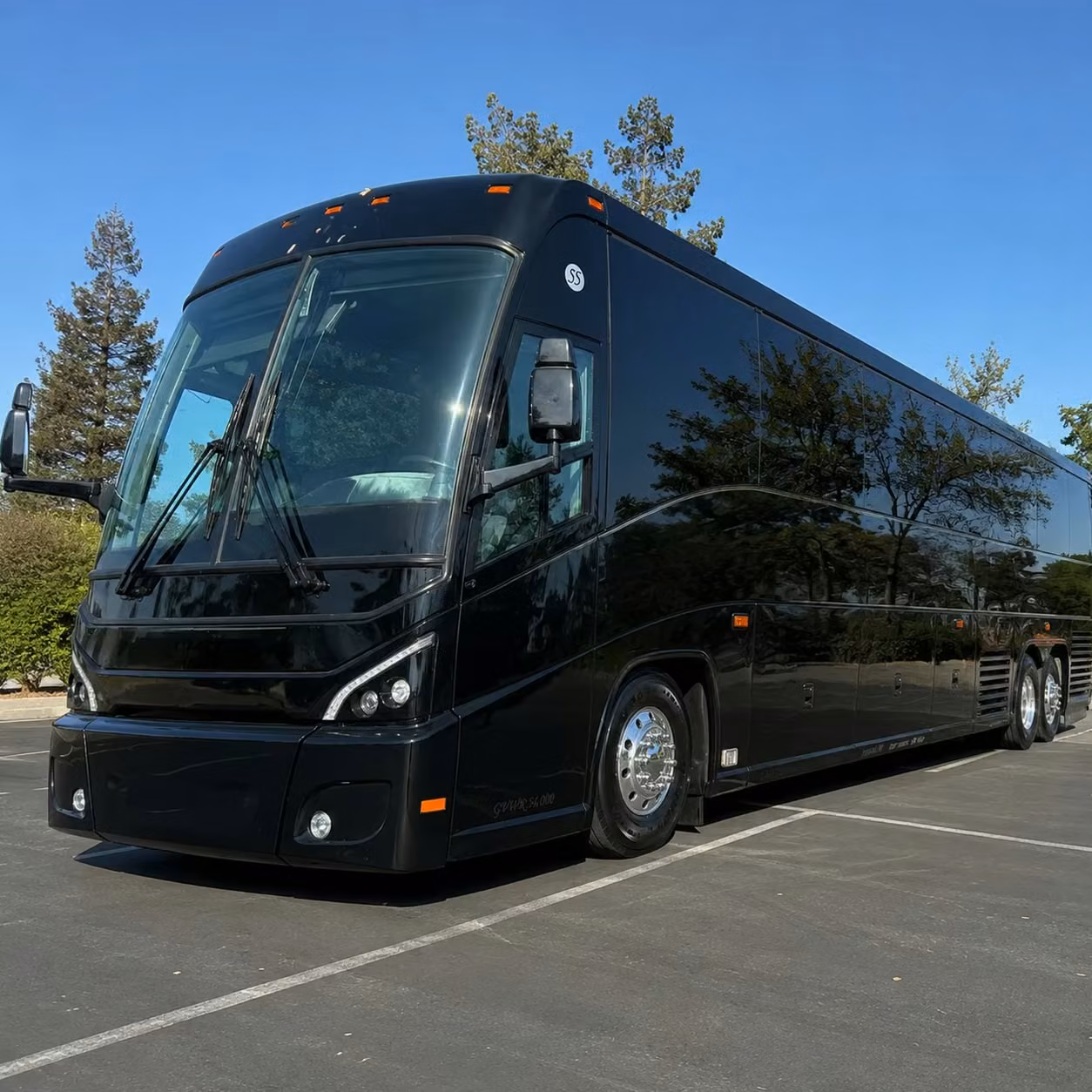 rochester 56 passenger charter bus rental