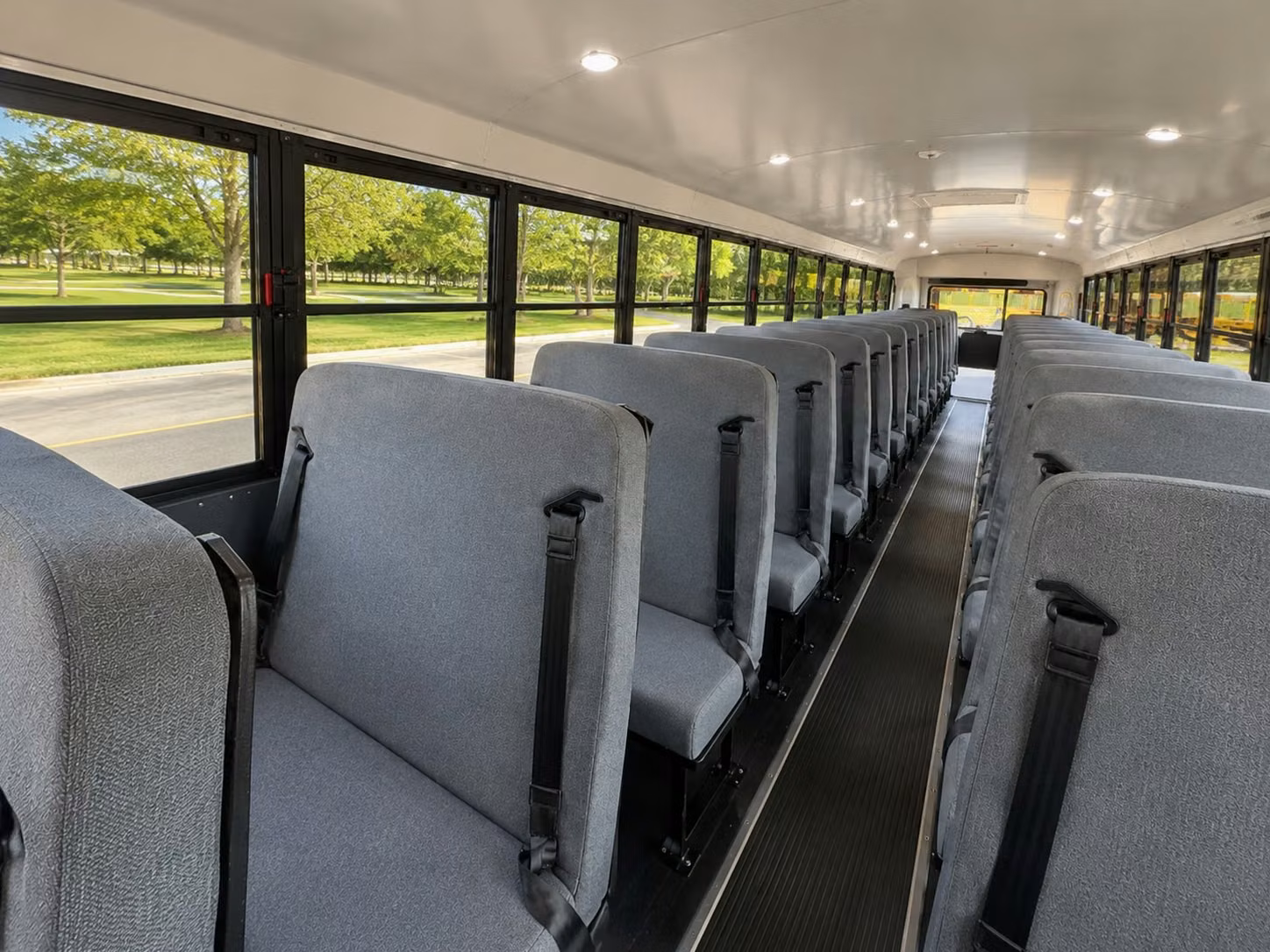 school bus interior