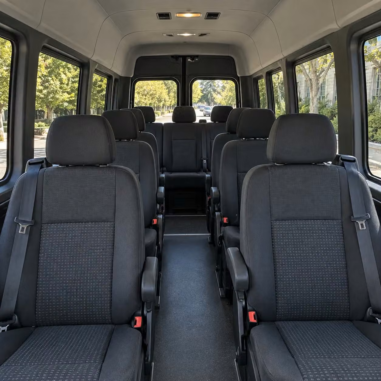 sprinter van with driver interior